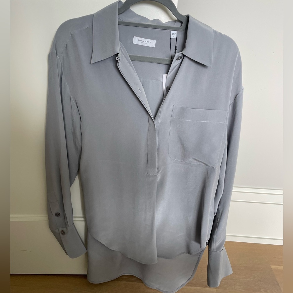 Equipment long sleeve blouse